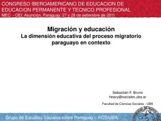 CONGRESO IBEROAMERICANO DE EDUCACION DE EDUCACION PERMANENTE Y TECNICO PROFESIONAL