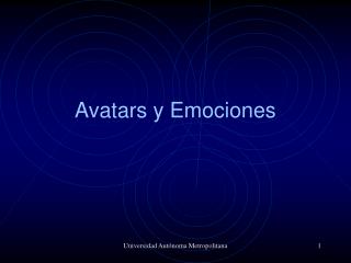 Avatars y Emociones