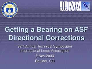 Getting a Bearing on ASF Directional Corrections