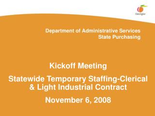 Department of Administrative Services State Purchasing