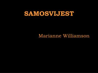 SAMOSVIJEST