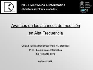 INTI- Electrónica e Informática Laboratorio de RF &amp; Microondas