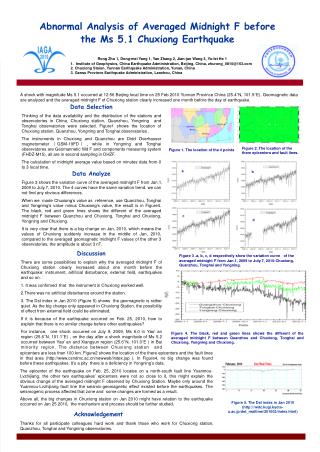 Abnormal Analysis of Averaged Midnight F before the Ms 5.1 Chuxiong Earthquake