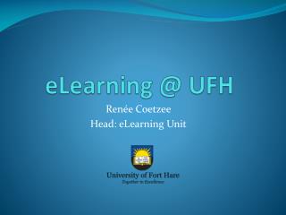 eLearning @ UFH