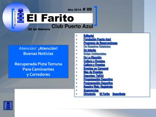 Editorial Fundación Puerto Azul Programa de Reservaciones De Nuestros Estatutos De Interés