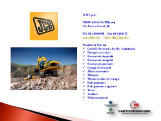 JCB Cantiermacchine