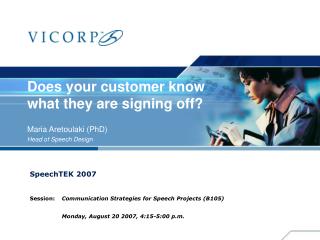 Does your customer know what they are signing off?