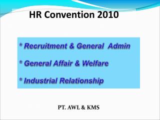 HR Convention 2010