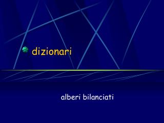 dizionari