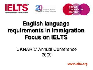 English language requirements in immigration Focus on IELTS