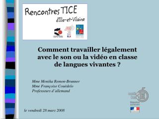 Comment travailler légalement avec le son ou la vidéo en classe de langues vivantes ?