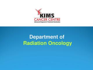 Department of Radiation Oncology