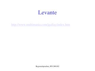 Levante