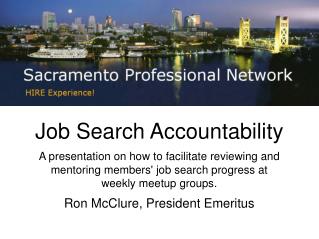 Job Search Accountability