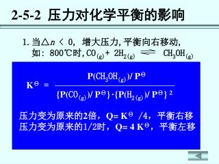 2-5-2 压力对化学平衡的影响