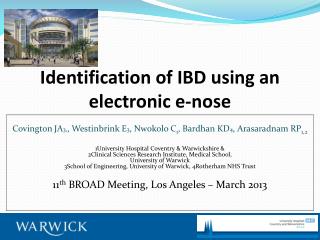 Identification of IBD using an electronic e-nose
