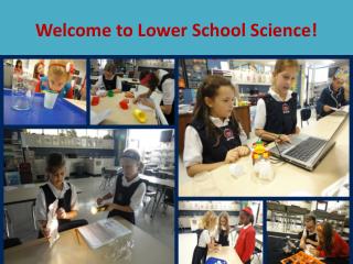 Welcome to Lower School Science!