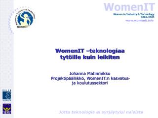 WomenIT - projekti