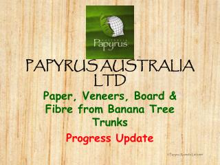 PAPYRUS AUSTRALIA LTD