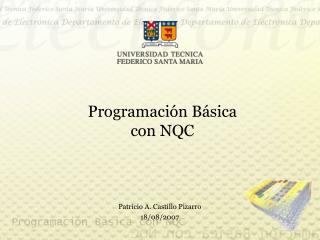 Programación Básica con NQC