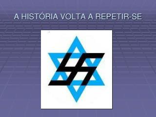 A HISTÓRIA VOLTA A REPETIR-SE