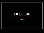 DBS 5048