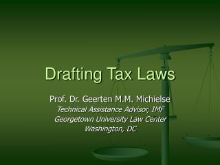 Drafting Tax Laws