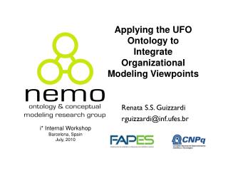 Applying the UFO Ontology to Integrate Organizational Modeling Viewpoints
