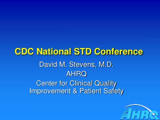 CDC National STD Conference