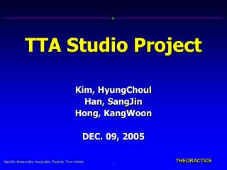 TTA Studio Project