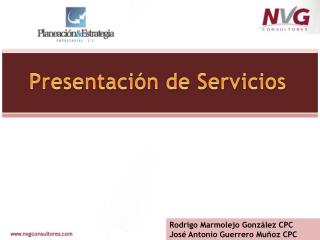 Presentación de Servicios