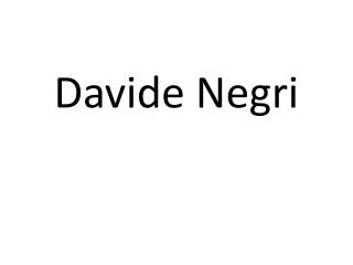 Davide Negri
