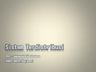 Sistem Terdistribusi