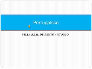 Portugalsko