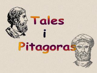 Tales i Pitagoras