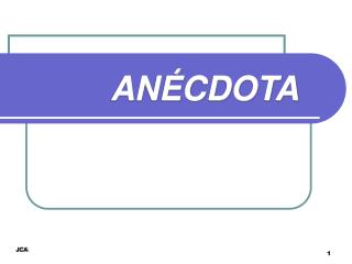 ANÉCDOTA