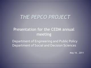 the Pepco project