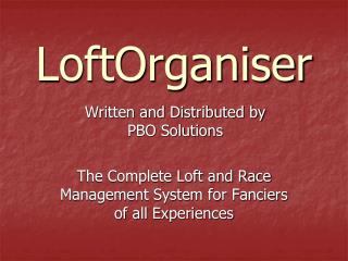 LoftOrganiser