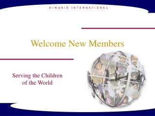 Welcome New Members