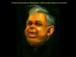 Chodzi Kaczyński po Warszawie i sobie szuka miejsca na pomnik.
