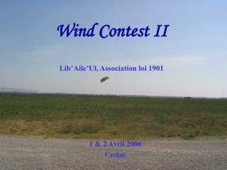 Wind Contest II