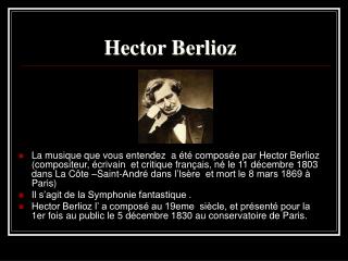 Hector Berlioz