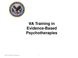 VA Training in Evidence-Based Psychotherapies