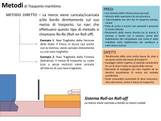 Metodi di Trasporto marittimo