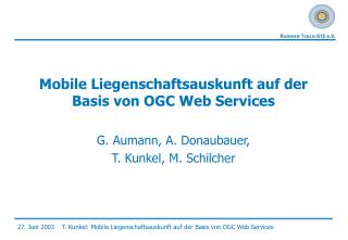 Mobile Liegenschaftsauskunft auf der Basis von OGC Web Services