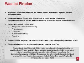 Was ist Finplan