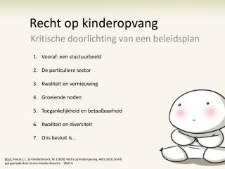 Recht op kinderopvang