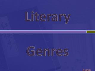 Literary Genres