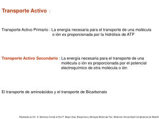 Transporte Activo :