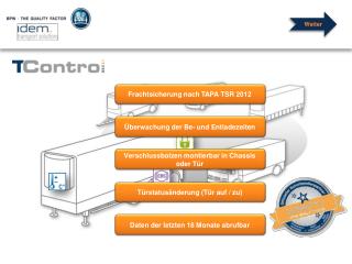 Frachtsicherung nach TAPA TSR 2012